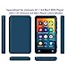 Mp3 Player Case for innioasis G1 G3 4.0 inch, Fotosuncy Slim Fit Soft TPU Matte Cover with Cleaning Cloth Navy Blue