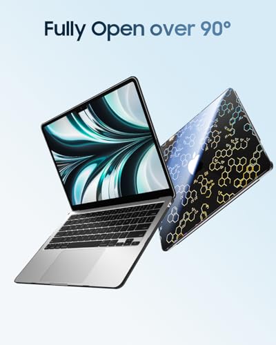 Image of Fintie Case for MacBook Air 13.6 A3449 /A3240 /A3113 /A2681, Molecular Formula | 2022-2026, M2 /M3 /M4 /M5, Snap-On Shell Cover, Full Port Access, Easy On /Off, Lightweight