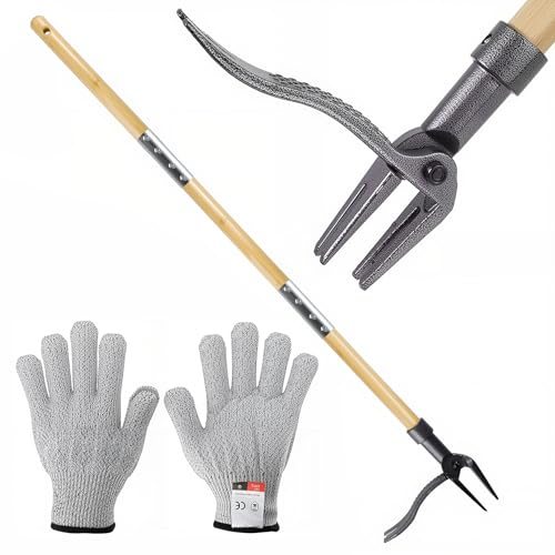 Désherbeur pour allées de maison avec gants de protection inclus - 2