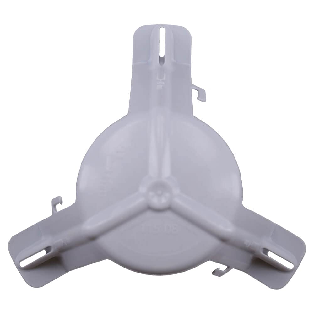 Voxura Abstandshalter LED-Einbaustrahler Halogen 60-90mm Einbauhöhe 75mm Hitzeschutz Hohldecke Spots mit 3 Standbeinen Universal Grau 10 Stück