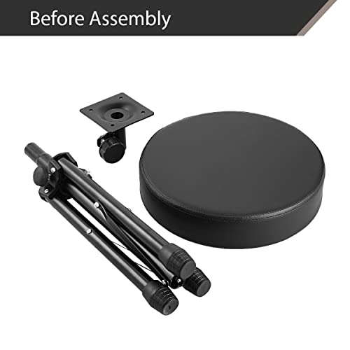 image for Melodic Drum Stool Throne Seat Chair Folding Padded Rotatable for Kids