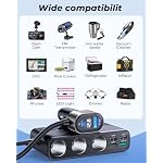 9 in 1 Cigarette Lighter Splitter, JOYROOM 210W Cigarette Lighter Adapter - Image 5