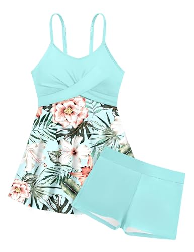 Image of Girls Swimsuits 05 Light Green