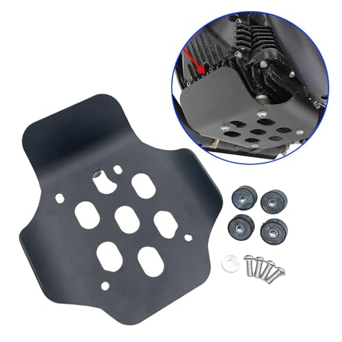 Protector de chasis del motor y placa protectora de bandeja de aluminio resistente 4