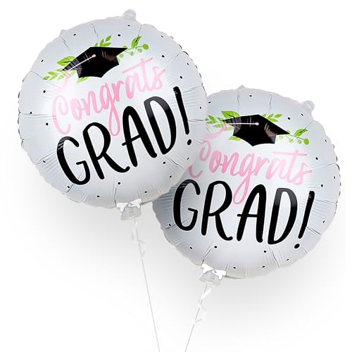 Image of Graduation Decorations 2026 | Big Congrats Grad Balloons - 18 Inch | Congratulations Balloons for 2026 Graduation Decorations | Graduation Party Decorations 2026, KatchOn
