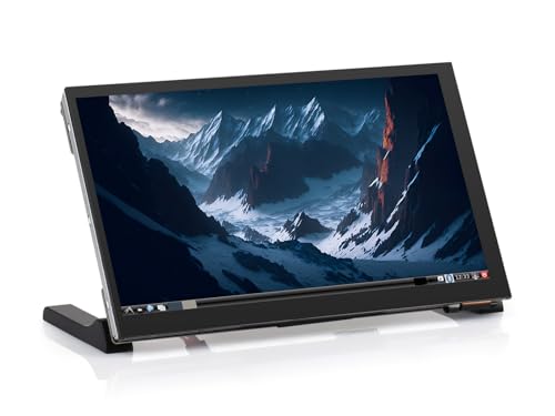 Image of KLAYERS 7inch HD Capacitive Touch QLED Screen V4, Compatible with Raspberry Pi 5 /4B /Pi Zero,1024x600 Resolution, HDMI Interface, 5-Point Touch Support