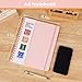 LABUK Spiral Notebook 8.5 x 11, A4 Hardcover Notebooks for Women, 55 Sheets 110 Pages Large Journal for Work, School, (Pink)