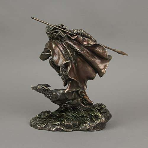 Estatua de Lugh dios celta de 9 pulgadas en bronce y resina miniatura 4