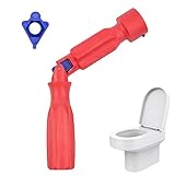 RVXlRDN Toilet Seat Tightening Tool, Universal Toilet Seat Fittings Tool Toilet Seats Removal Installation Repair Wrench Maintenance Artifact Hand Tool(red)