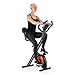 Capital Sports Azura Air Velo d'Appartement Pliable, Velo d'Exercice Cardio-training pour la Maison, Cross Trainer, Home Trainer, Pedalier d'Appartement, Vélo d'Intérieur Magnétique, Support Tablette