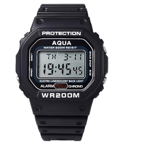 Relógio digital masculino Aqua 200 mts