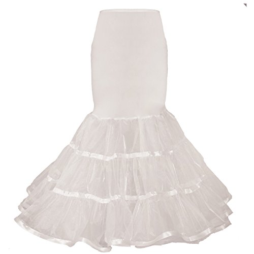Women Mermaid Petticoat Fishtail Underskirt Trumpet Crinoline for Mermaid Wedding Dress3