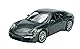 Welly Porsche 911 991 Carrera S Grau Schwarz Coupe Ab 2011 ca 1/34-1/46 Metall Modell Auto Die Cast Neu im Kasten