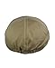 NYFASHION101 Fashionable Solid Color Unisex Cotton Duck Bill Newsboy Ivy Cap, Khaki