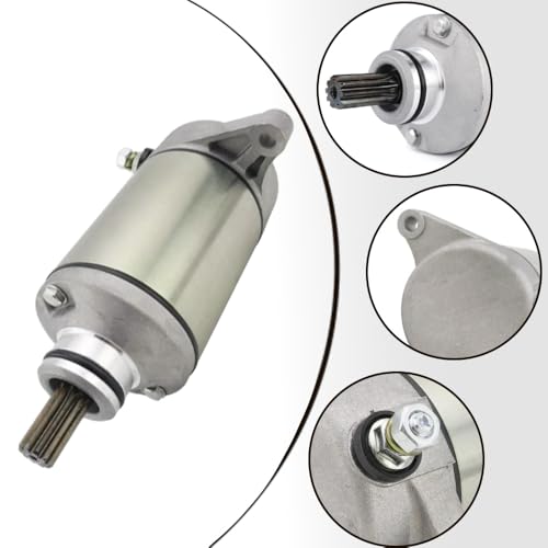 Motor de Arranque para Motocicleta MACHSWON, Reemplazo 3305-954, 3305954, 31210-PTA1-D406, Compatible con Arctic Cat 400CR 2013-2015, Kymco MXU 450i 2012-2015, Engranaje de 10 Dientes, 1 pieza miniatura 4