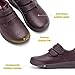 Imagen de FitVille Zapatos Diabéticos para Mujer Extra Ancha Zapatos Piel Comodos Zapatos Ortopédicos Fascitis Plantar Zapatos para Caminar para Pies Sensibles Pies Hinchados Vino Tinto 37 EU X-Ancho
