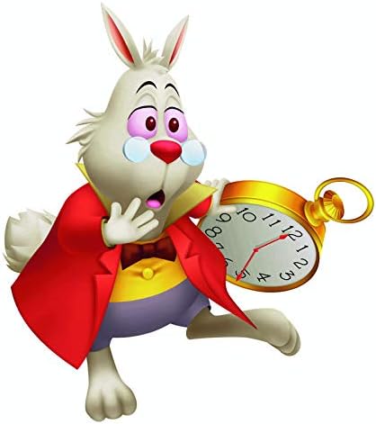 Akki World™ Funny Rabbit Wall Sticker for Drawing Room Decorative Sticker Size: 56 cm X 61cm
