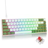 ► Clavier rétroéclairé RVB : personnalisez votre configuration de jeu avec 20 options de rétroéclairage RVB différentes, vous permettant de personnaliser l'éclairage pour correspondre à votre style et de créer une configuration de jeu visuellement époustouflante. Même dans des conditions de faible luminosité ou d'obscurité, ces touches brillantes ont une transmission de la lumière vous permettant de localiser facilement chaque touche.