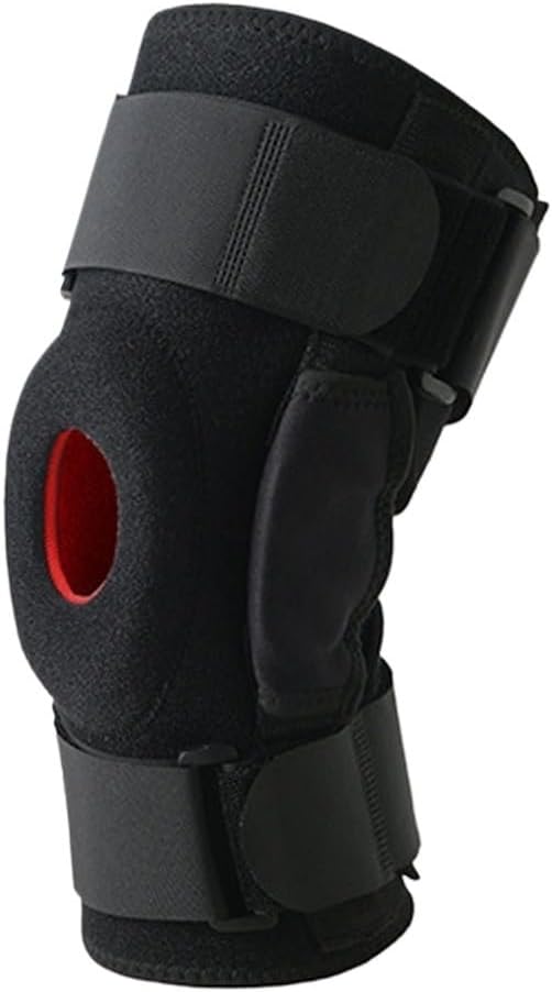 Sports Steel Plate Support Knee Pads for Mountaineering Running Cycling and Non Slip Straps