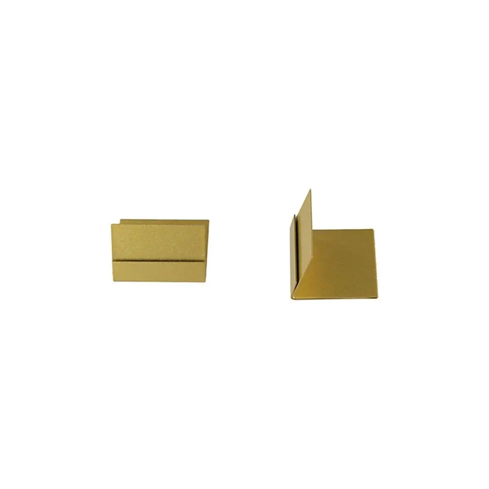Lot de 30 supports de cartes en métal doré