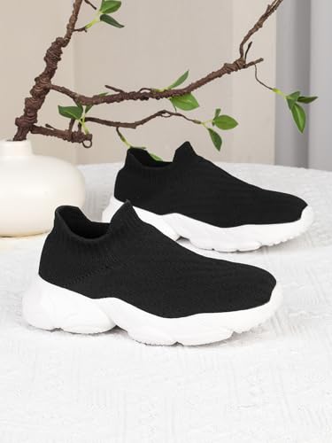 Women's Walking Shoes Breathable Knit Slip On Sneakers4