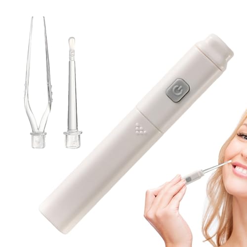 Eliminación de cerumen | Removedor de cerumen con luz LED - Puntas de silicona suave y cucharas para los oídos para bebés, niños y adultos
