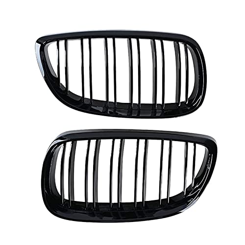 Parrilla frontal para E92 E93 M3 2006-2009 de doble línea negra