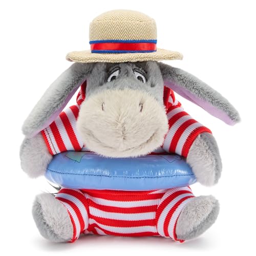 Disney Store Official Eeyore in Bathing Suit Small Soft Toy 18cm Seasonal Plush