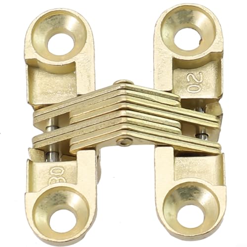 Cerniera a croce in acciaio inossidabile, adatta per hotel e club, design invisibile (13 x 45 mm)