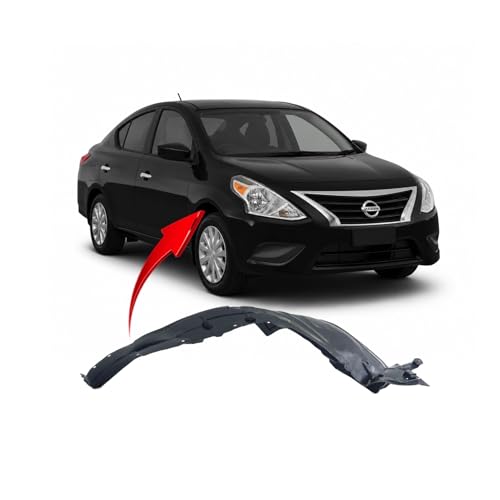 Image of FitParts For Nissan Versa Note 2014-2019 Front Right Fender Liner | Passenger Side, Hatchback, Plastic, Ready to Install, OEM 638423WC0A, NI1249141