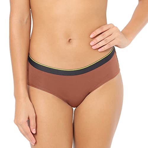 Image of Bummer Women's Modal Hipsters (Pack of 1) (HIESP01S Espresso Brown S)