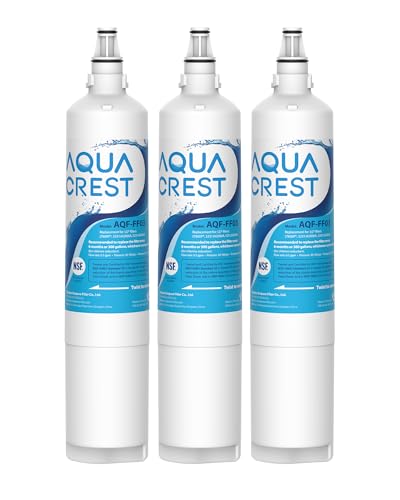 AQUA CREST 5231JA2006A Replacement for LG LT600P Refrigerator Water Filter fml-2 Kenmore 46-9990 Kenmore 9990 5231JA2006B RWF1000A LFX25960ST LSC27931ST 3 Filters
