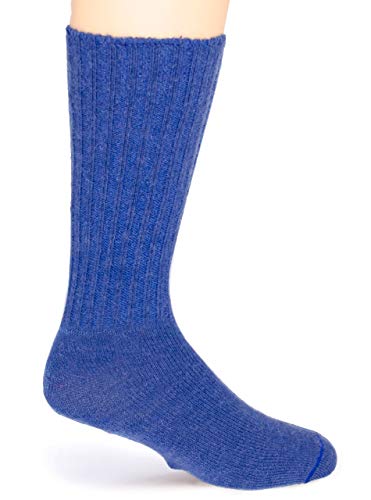 Image of WARRIOR ALPACA SOCKS - Ribbed Casual Everyday Alpaca Wool Crew Socks For Men And Women