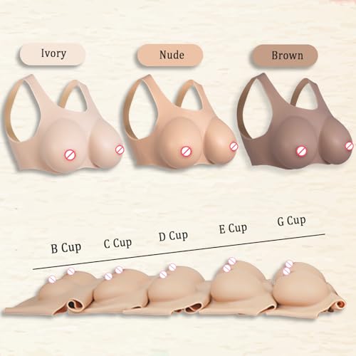Silicone Breastplate Fake Boobs Backless Breast Forms For Crossdresser Drag Queen Breasts Enhancers Forms4