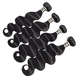 Brazilian Body Wave Hair 12' 12' 10' 100% Unprocessed Short Brazilian Virgin Human Hair Weave 3 Bundles Deal Body Wave Good Quality Hair Extensions Can be Dyed Natural Black Color