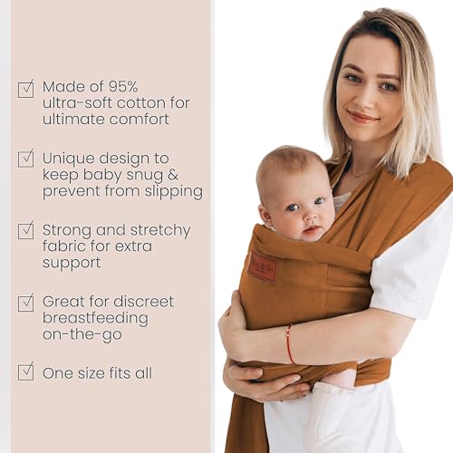 Max&So YL-6I54-SP4X Baby Wrap Carrier - Premium Cotton Sling thumb #3