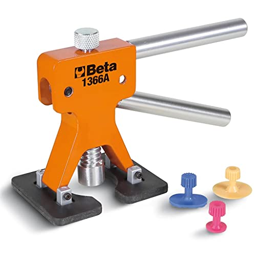 Beta 1366A - Kit de débosselage avec jeu de 19 ventouses en plastique