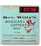 Billy Gibbons Custom Rev Willy's Guitar Strings 07-38 | 3 Pack