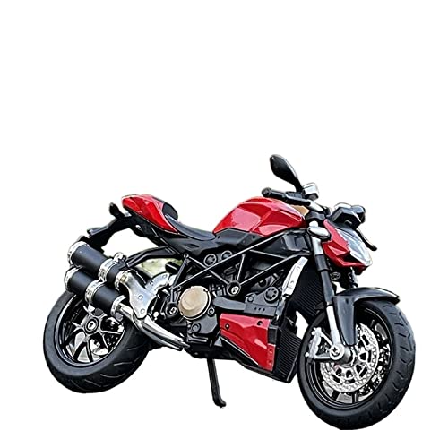 Pour Ducati Street Fighter, Panigale V4S, 1:12 Modèle De Moto En Alliage Heavy Duty Moto Retro Street Bike Simulation Scooter Cadeau Pour Homme Décoration De...