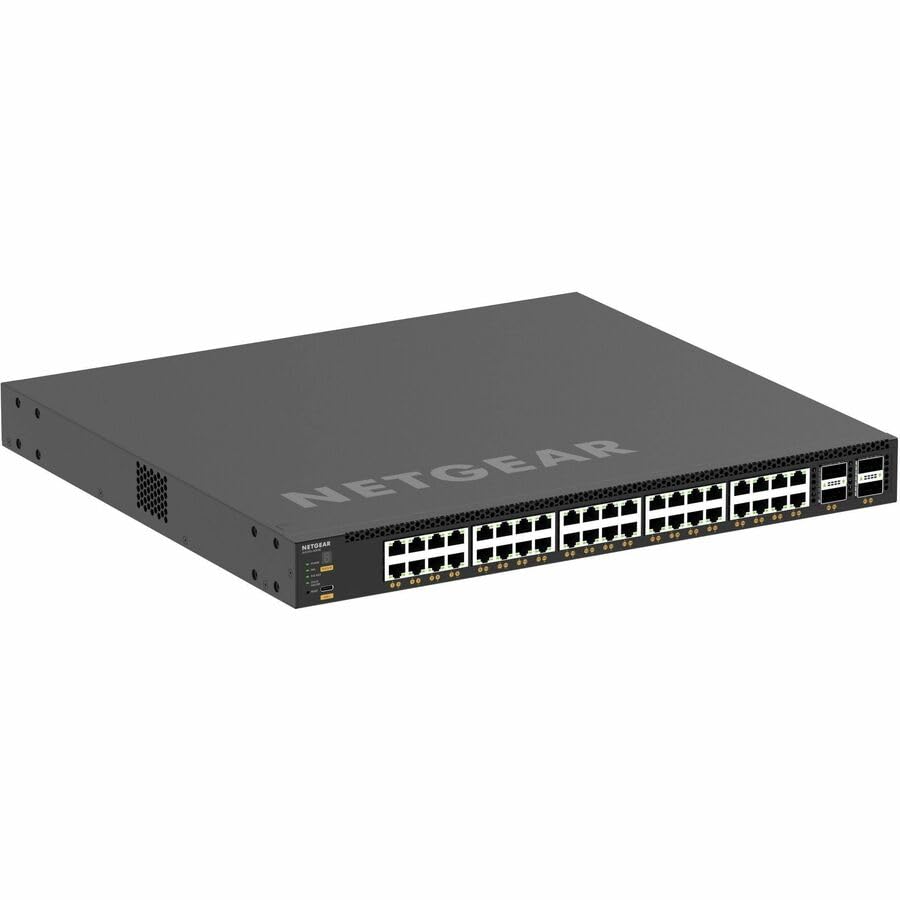 Image of NETGEAR AV Line M4350-40X4C 44 Port Switch XSM4344C | 44 Ports L3 Managed Stackable | 40x10G PoE++ | 4x100G QSFP28 | Rack-Mountable | Cloud Care's 3 Year Warranty SupportPlus Included