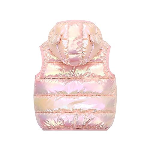 Toddler Zip-Up Jacket Winter Coat Boys Girls Cute Bear Ear Hooded Jackets with Pockets Warm Valentines Day2