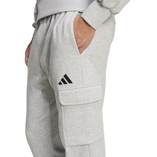 Image of adidas Men's Essentials Feel Cozy Fleece Cargo Pants