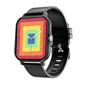 AHCELL Smart Watch Fitness Tracker Uhr mit Schlafmonitor, 5 Bewegungsaufzeichnungsmodi, Smartwatch Sports für Android und iOS, Rundes Design Smart Watch P3/AC-592(Schwarz)
