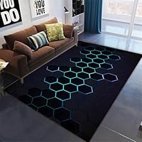 Tapis Chambre Moderne Gamer 3D Manette Ado Enfant Garcon Tapis De Salon Antiderapant Graffiti Console De Jeu Décoration Tapis Noir Purple Rose Flanelle Doux Carpets (Couleur 2,80x160 Cm