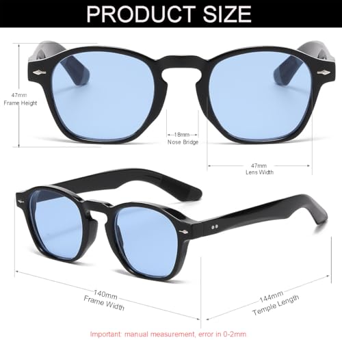 Image of Retro Round Sunglasses for Women Men 90s Fashion Simple Small Round Style Sun Glasses UV400 Protection Shades