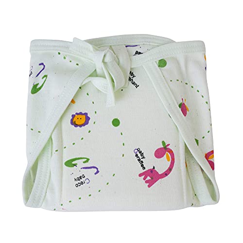 Image of Cotton Cushioned Washable & Reusable Adjustable Cloth Diaper With Insert Cushioned Padded Nappy Tying Langot For Babies- Pack of 5 (Small) (Multicolor)