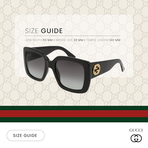 Gucci GG0141S Rectangle Sunglasses for Women +BUNDLE with ACCESSORY EYEWEAR KIT3