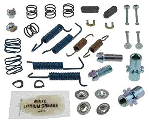 Kit quincaillerie frein tambour Carlson 17407 antirouille pour éliminer les sifflements arrière