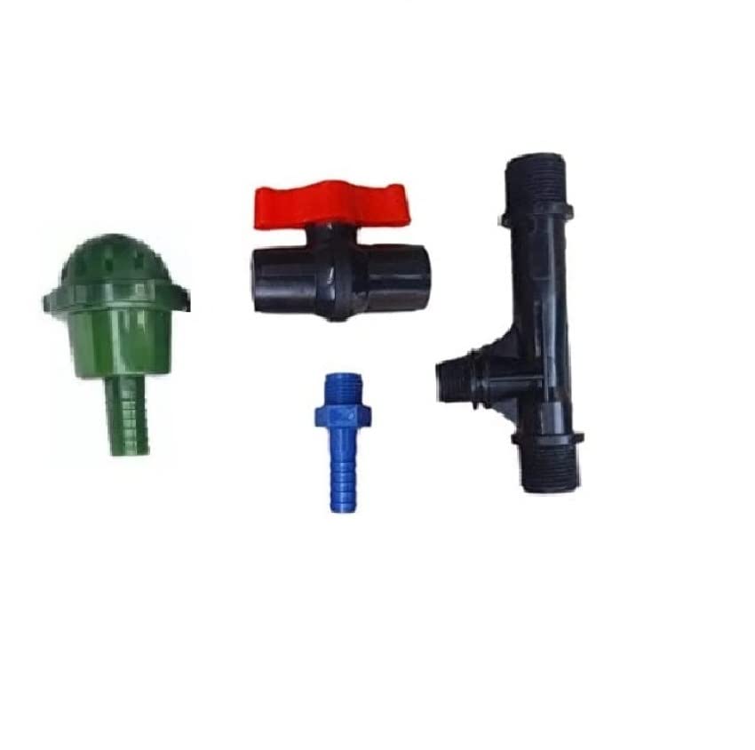 Rarehaunt 3/4 INCH Threaded Venturi Set Farming Water Tube Fertilizer Injector Length 5 Inch Drip Irrigation Kit - 1 Set (4 Pcs) (B0C1YYVPGX) Amazon Price History, Amazon Price Tracker