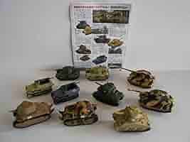 ♯Kri21Ij　カプセルQ ワールドタンクデフォルメ2WW2名戦車編全10種 Amazon.co.jp: Kri21Ij カプセルQ ワールドタンクデフォルメ2WW2